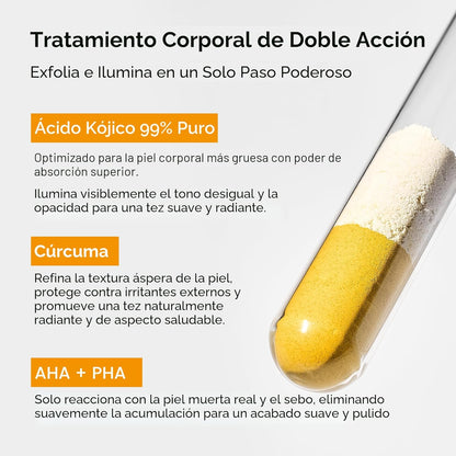 Exfoliante Corporal Spray Kojic y Cúrcuma