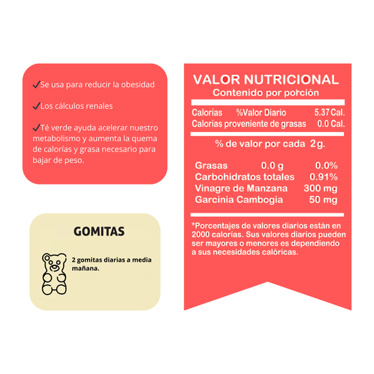 Gomitas Vinagre Manzana